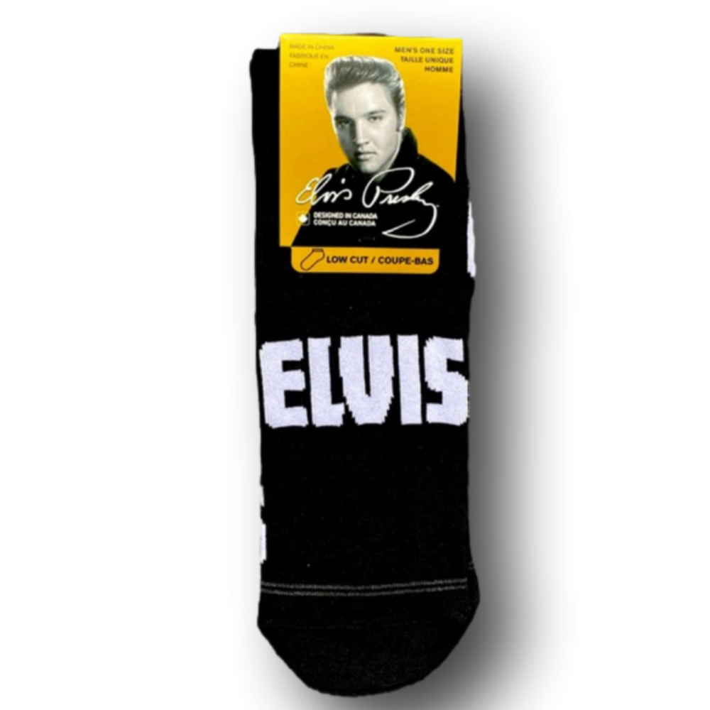 3/$20 Elvis Funny Novelty Low-Cut Socks - NWT